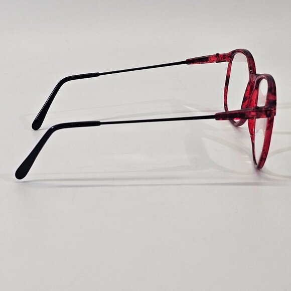 VINTAGE Unbranded Red Tortoise Shell Oversized Plastic Frames Glasses +175 EUC - Picture 3 of 7